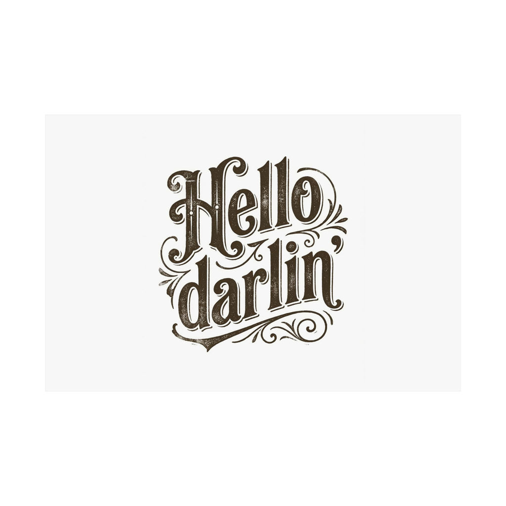 Hello Darlin' Poster