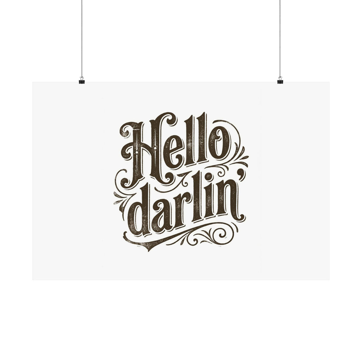 Hello Darlin' Poster