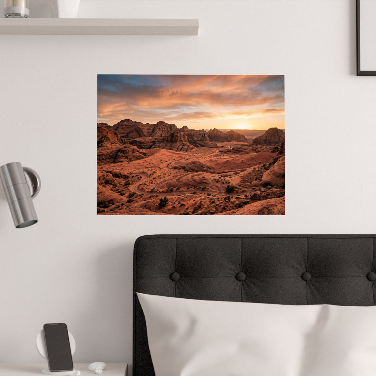 Desert Sunset Poster