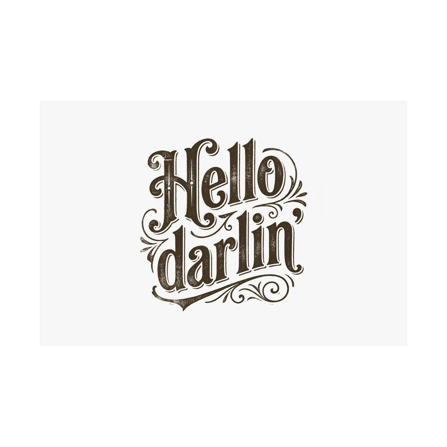 Hello Darlin' Poster