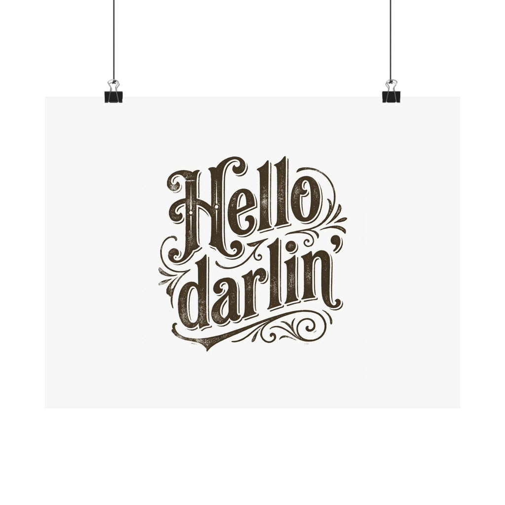 Hello Darlin' Poster