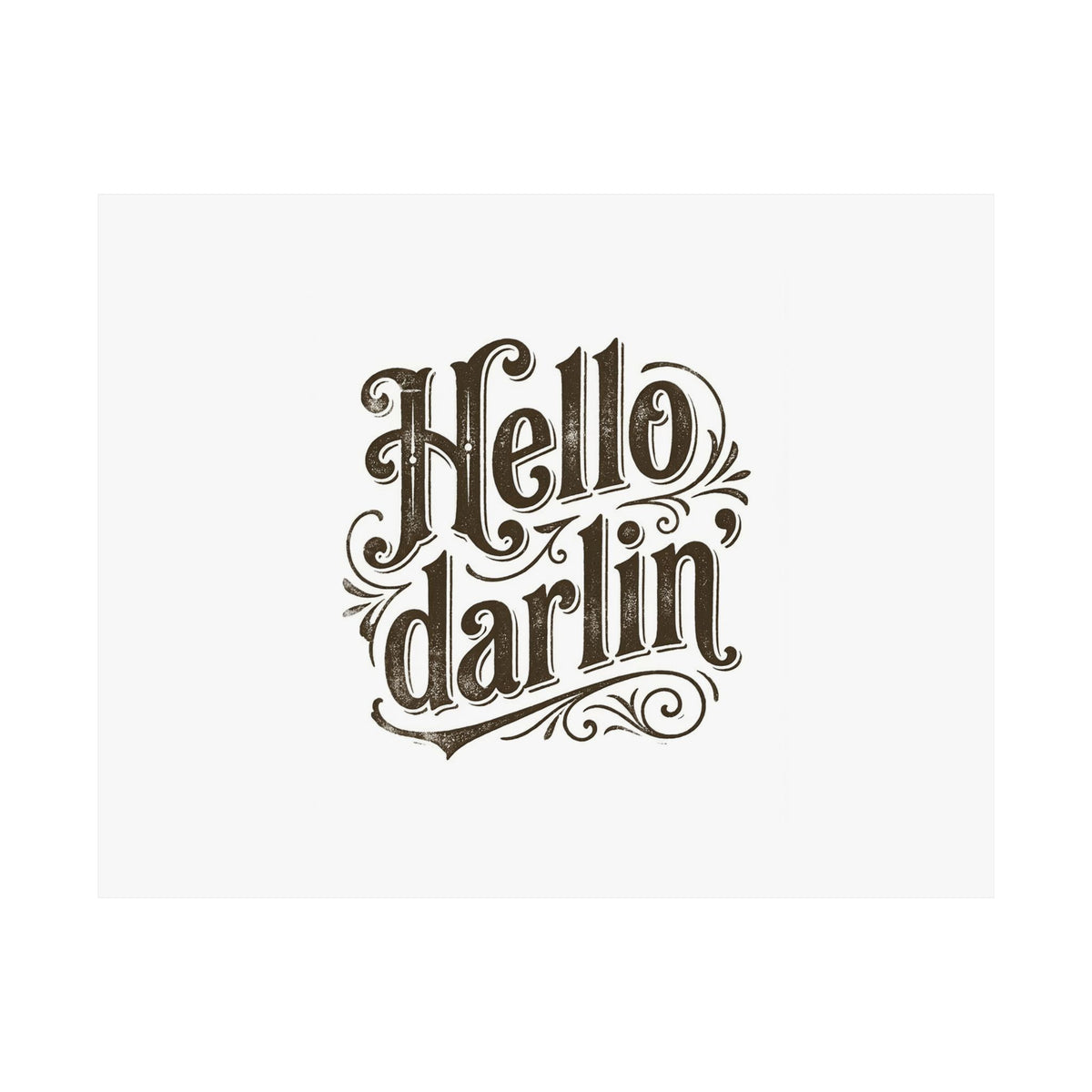 Hello Darlin' Poster