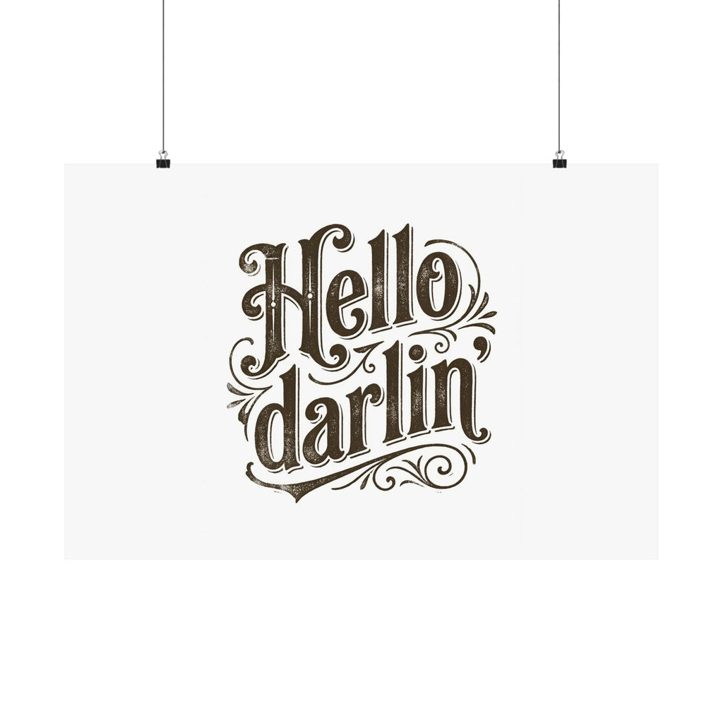 Hello Darlin' Poster