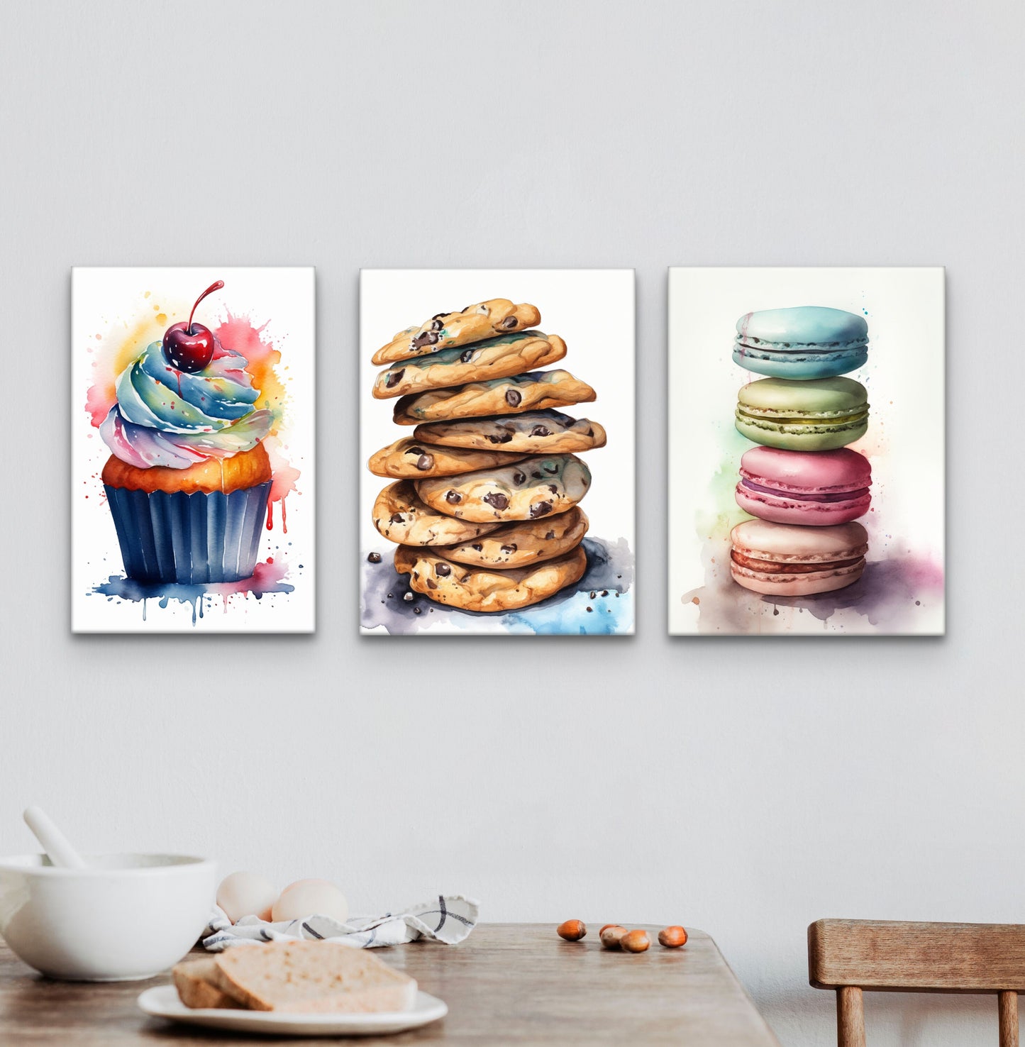 Cakes, Cookies, Cupcakes, Pie & Macaroons Digital Download Bundle Commercial Use